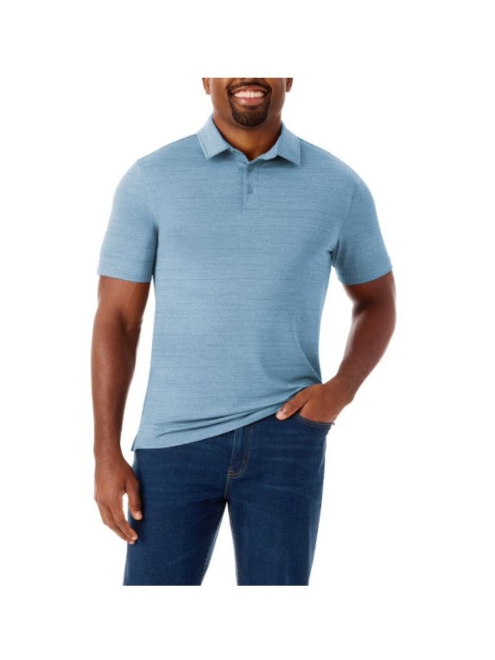 Member’s Mark Men's Performance Polo-Blue-Size XXL-NWT